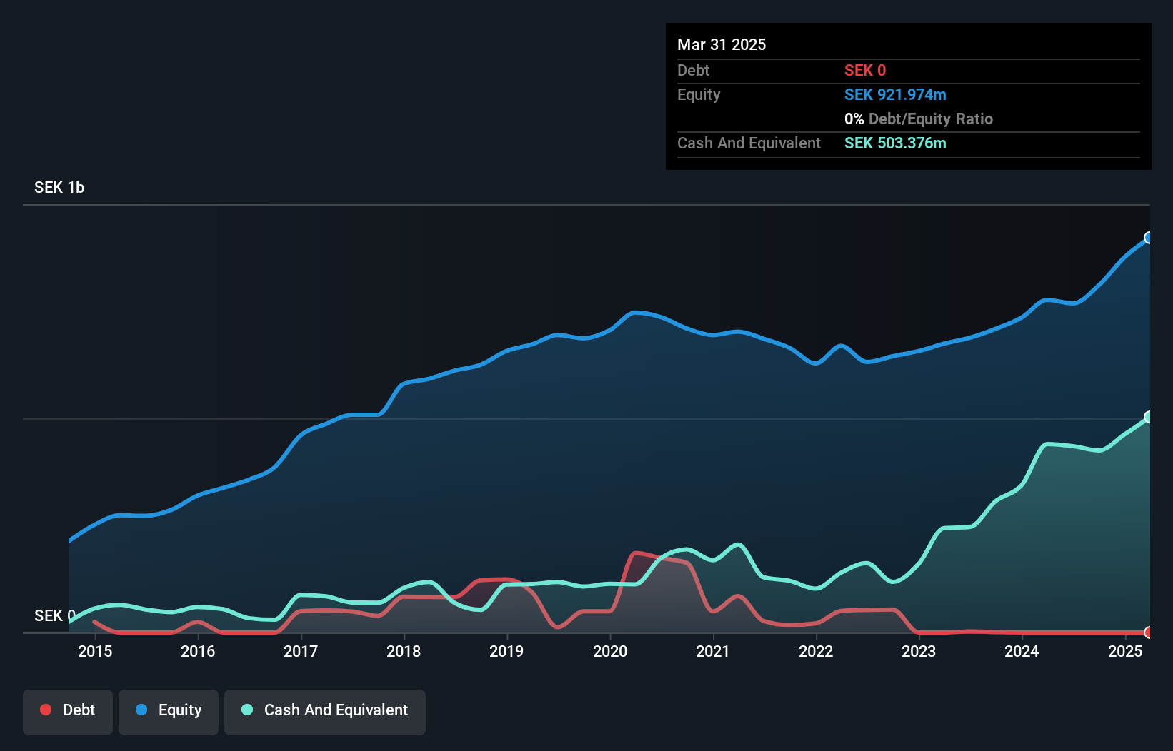 OM:RAY B Debt to Equity as at May 2025