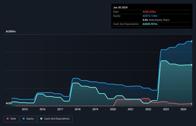 ASX:PNV Debt to Equity History and Analysis as at Jan 2025