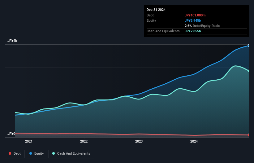 TSE:3496 Debt to Equity as at Feb 2025
