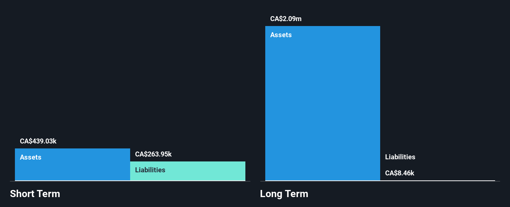 TSXV:GRD Financial Position Analysis as at Nov 2024