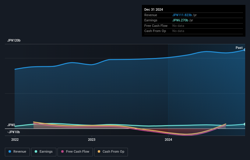 TSE:6349 Earnings and Revenue Growth as at Dec 2024