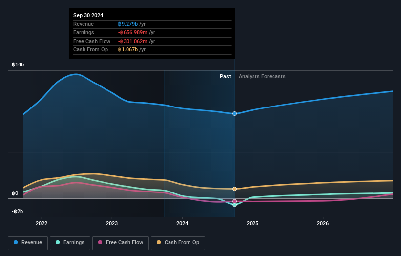 SET:THG Earnings and Revenue Growth as at Jan 2025