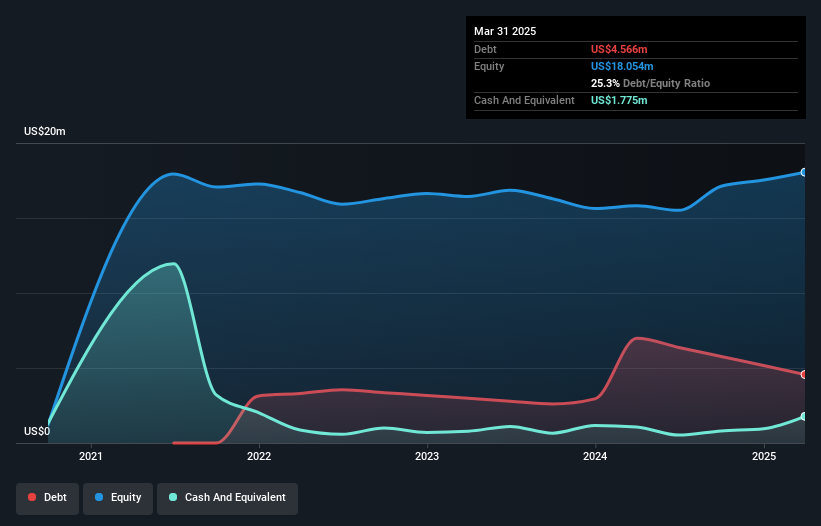TSXV:EMPR Debt to Equity History and Analysis as at May 2025