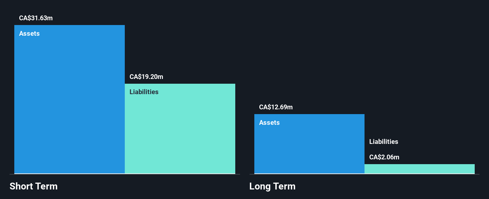 TSX:GRN Financial Position Analysis as at Jan 2025