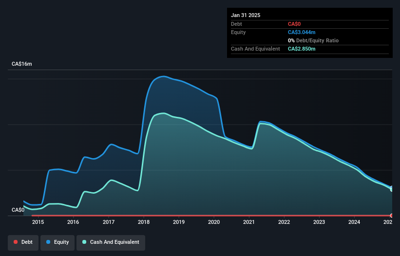 CNSX:BLO Debt to Equity History and Analysis as at May 2025