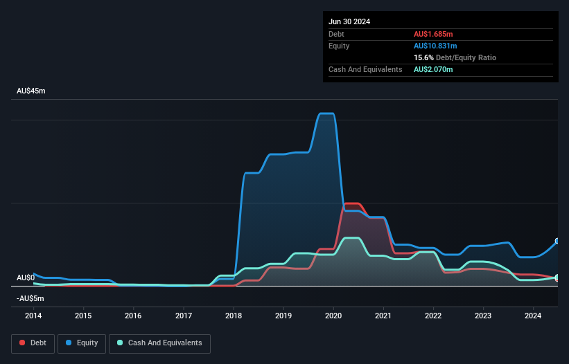 ASX:JAT Debt to Equity History and Analysis as at Dec 2024