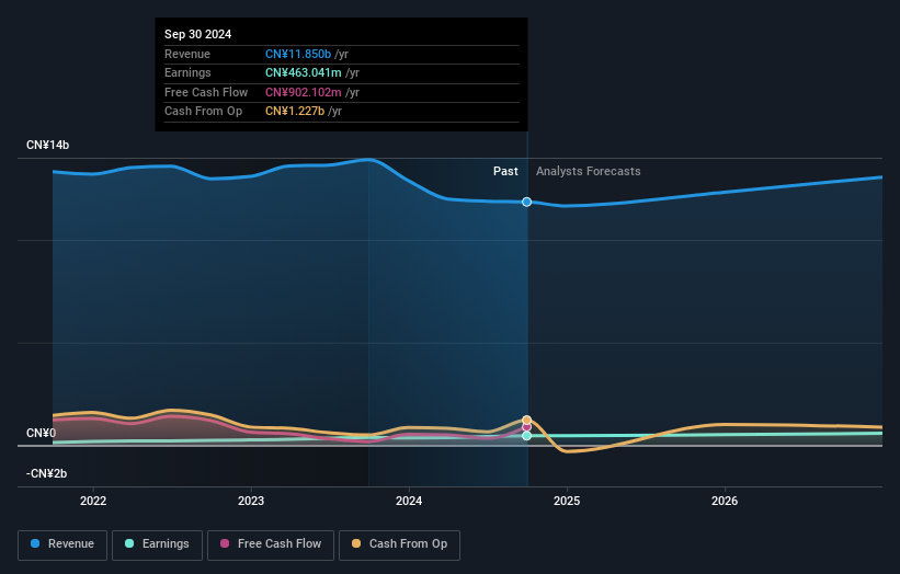 SZSE:000404 Earnings and Revenue Growth as at Dec 2024