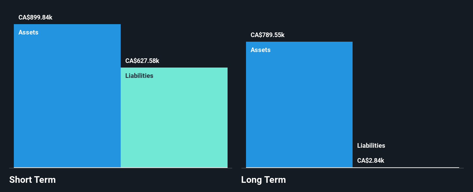 TSXV:WIL Financial Position Analysis as at Apr 2025